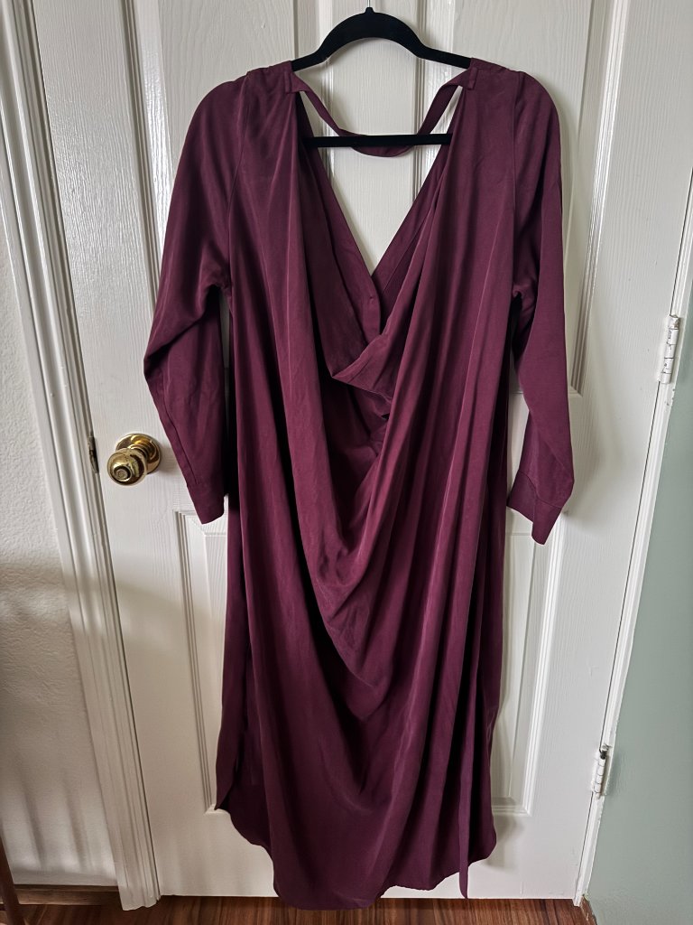Odd Bird - Gina Dress In Burgundy Size L — image 7 of 8